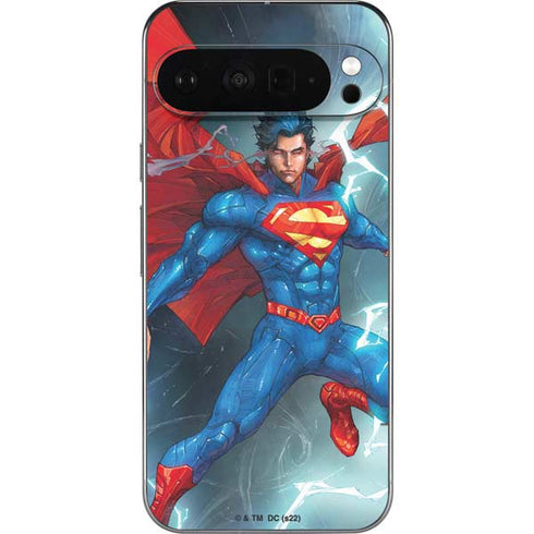 DC Comics Superman Heat Vision Pixel 9 Pro XL Skin